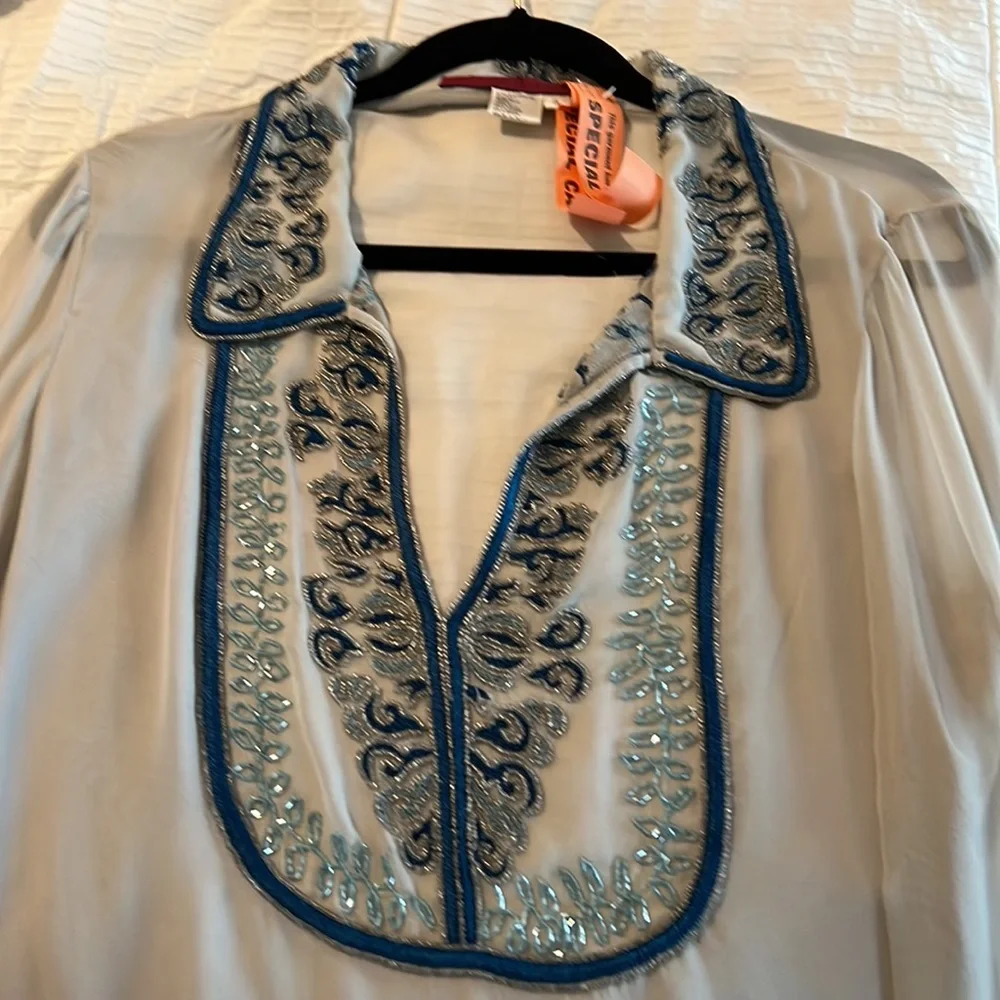 Emma black beaded top zipper on the side - Picture 7 of 8